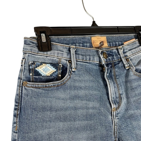 Driftwood Colette Classic Fit Embroidered Pocket Jeans Size 26 - Picture 7 of 9